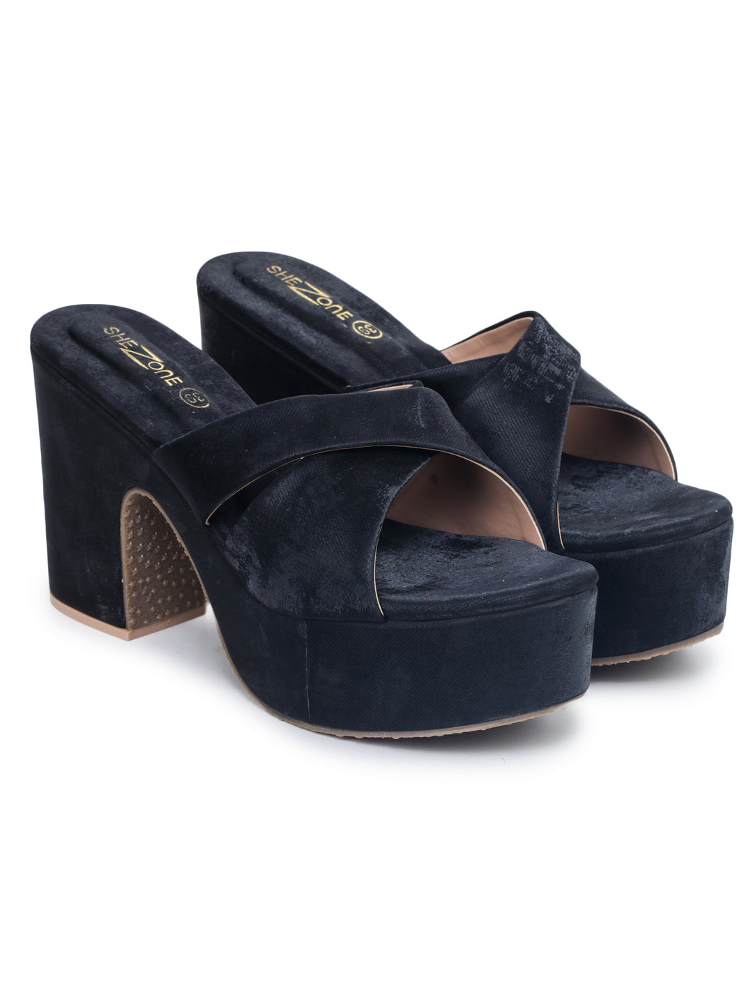 Shezone Black Women Heels