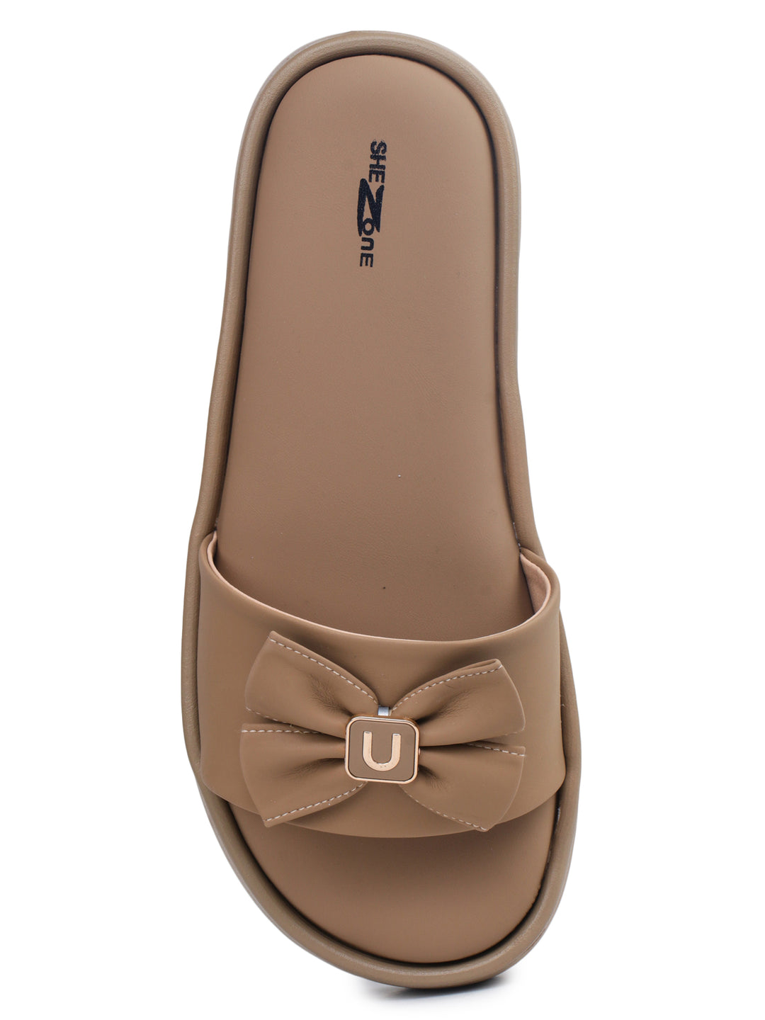 Shezone Beige Women Heels