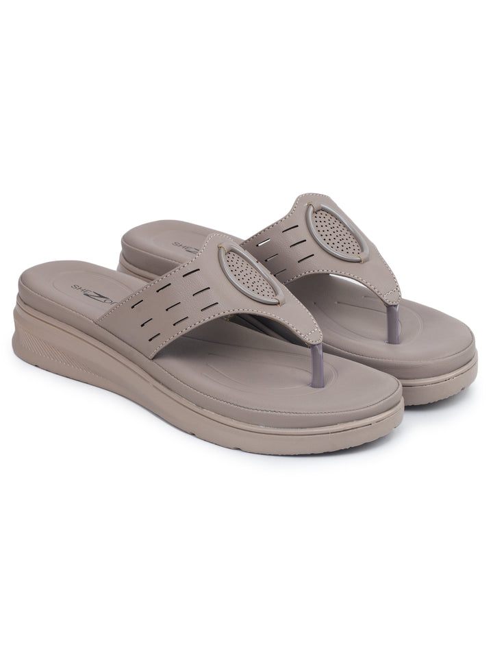 Shezone Khaki Women Heels