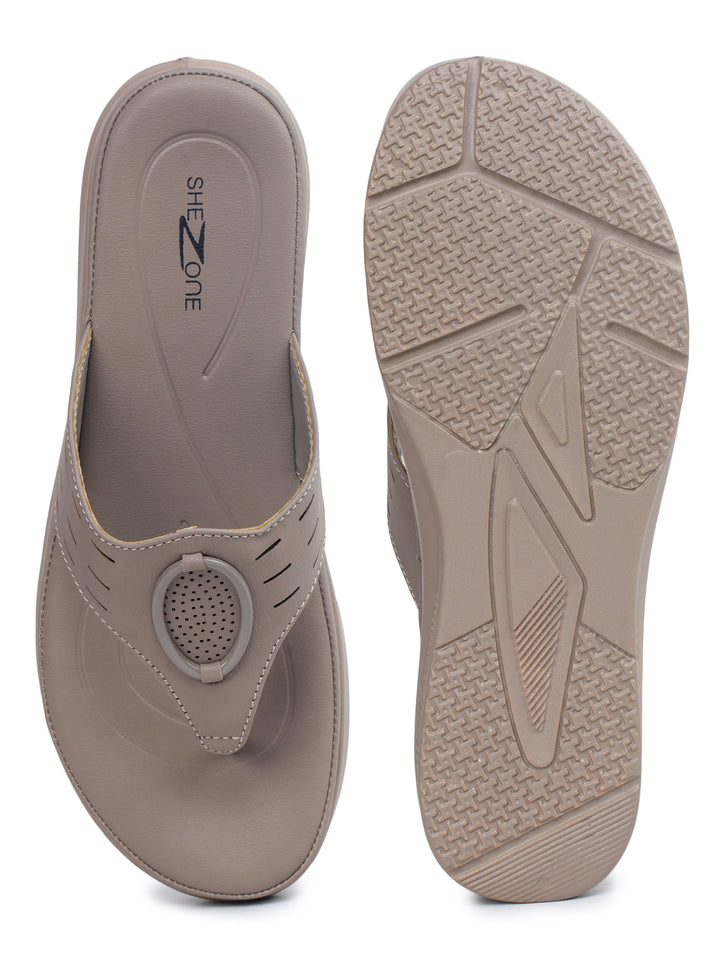Shezone Khaki Women Heels