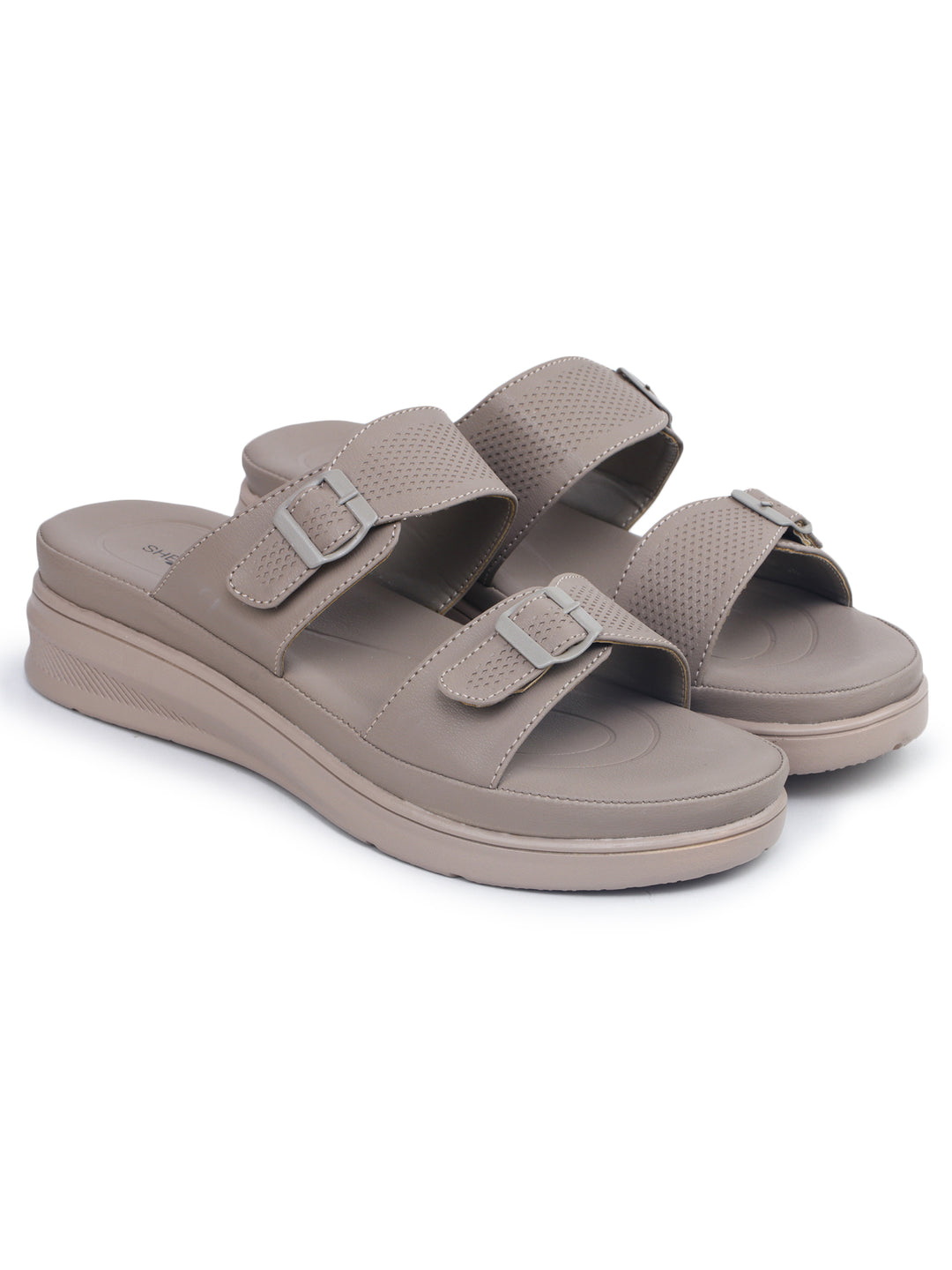 Shezone Khaki Women Heels