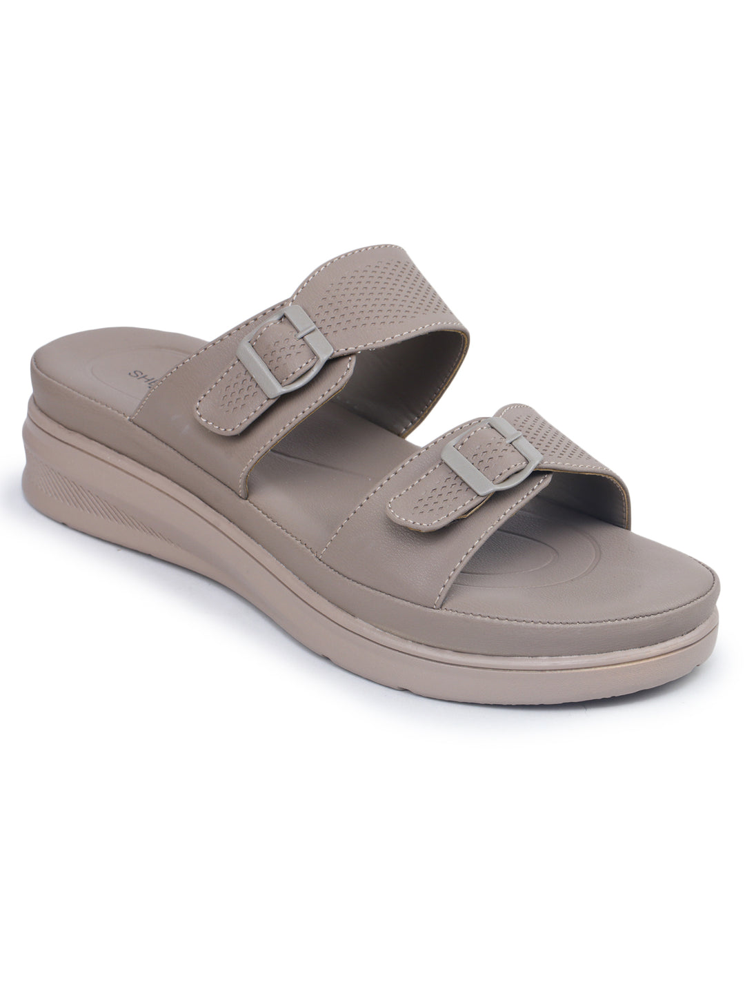 Shezone Khaki Women Heels