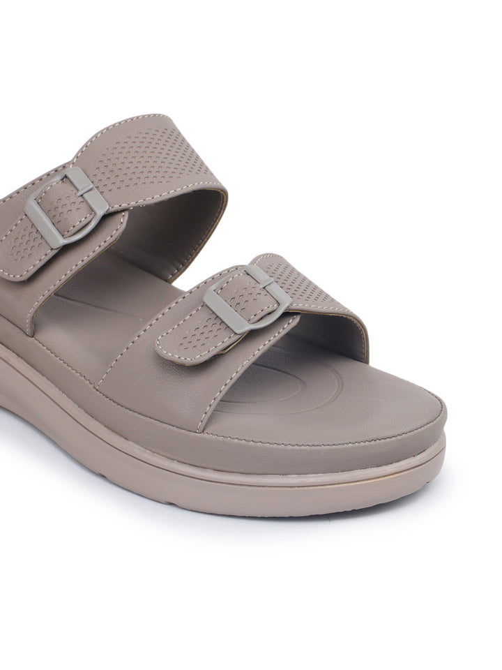 Shezone Khaki Women Heels