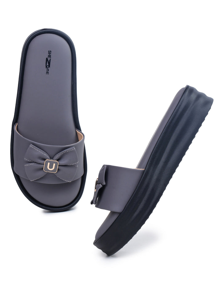 Shezone Grey Women Heels