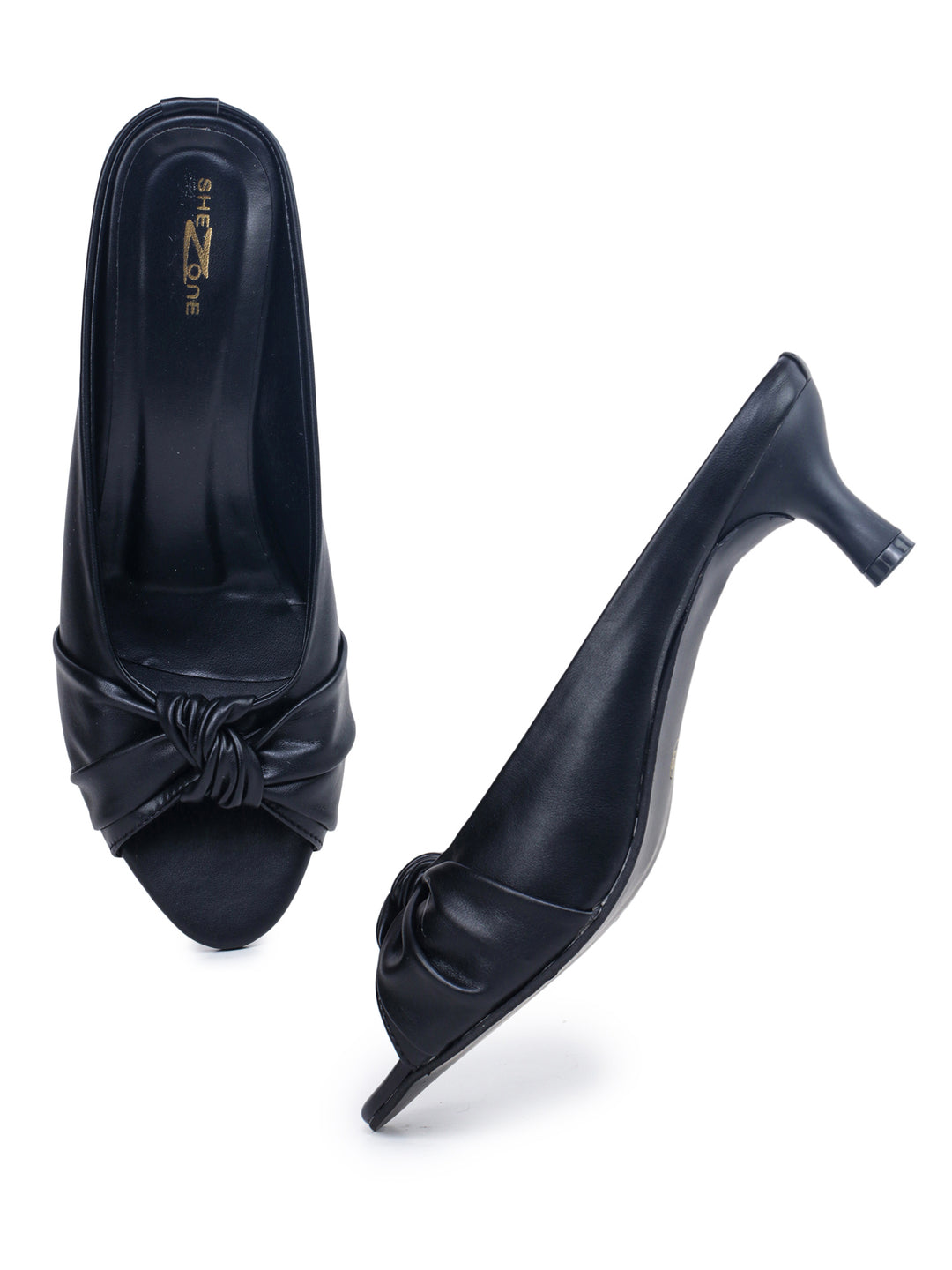 Shezone Black Women Heels