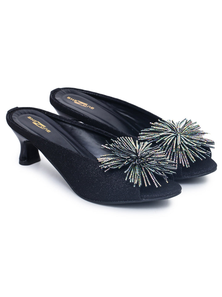 Shezone Black Women Heels