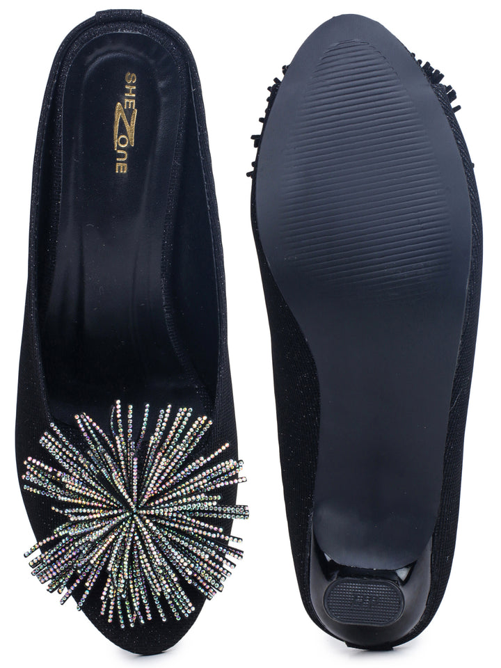 Shezone Black Women Heels