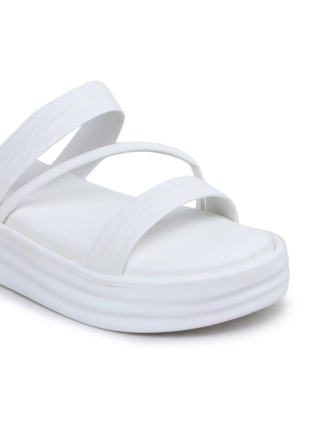 Shezone White Women Heels