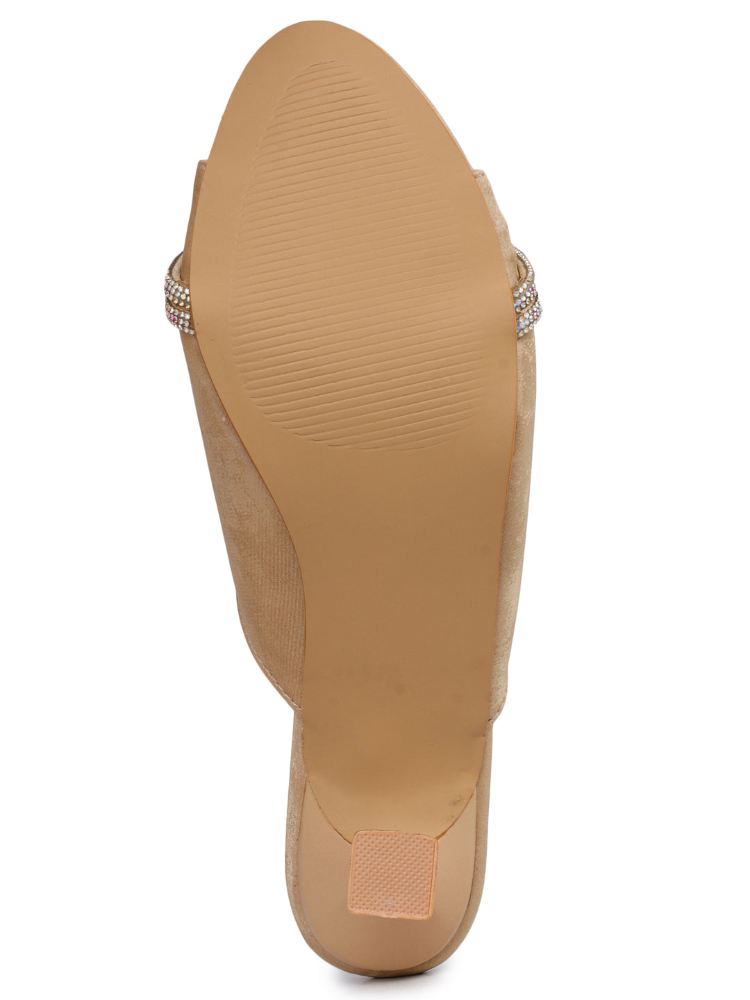 Shezone Beige Women Heels