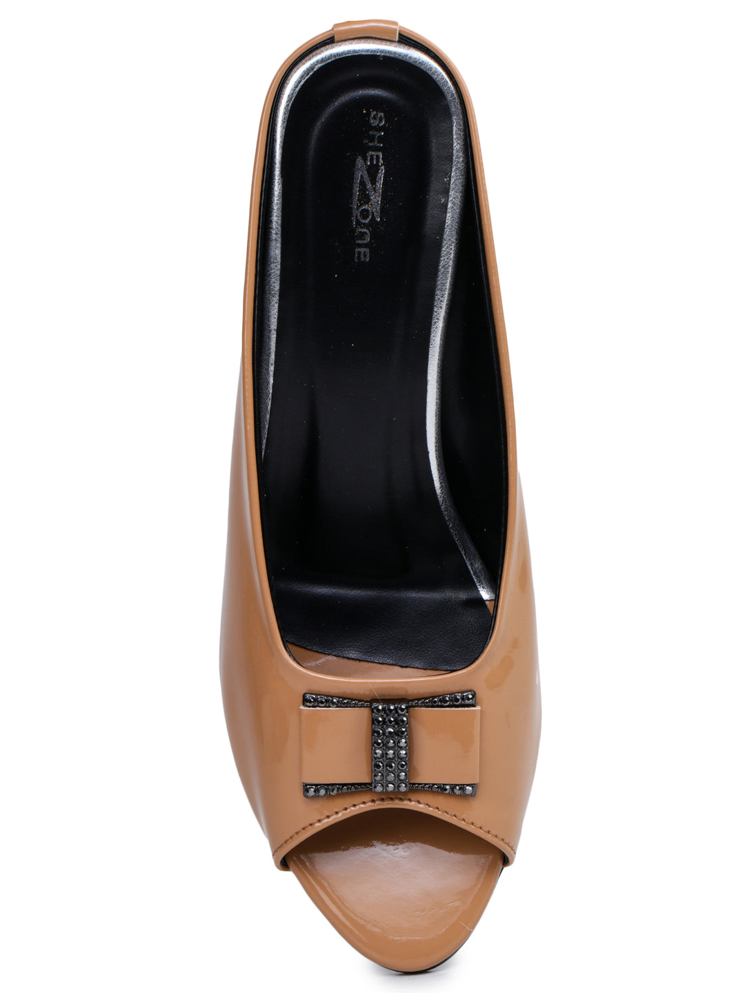 Shezone Beige Women Heels