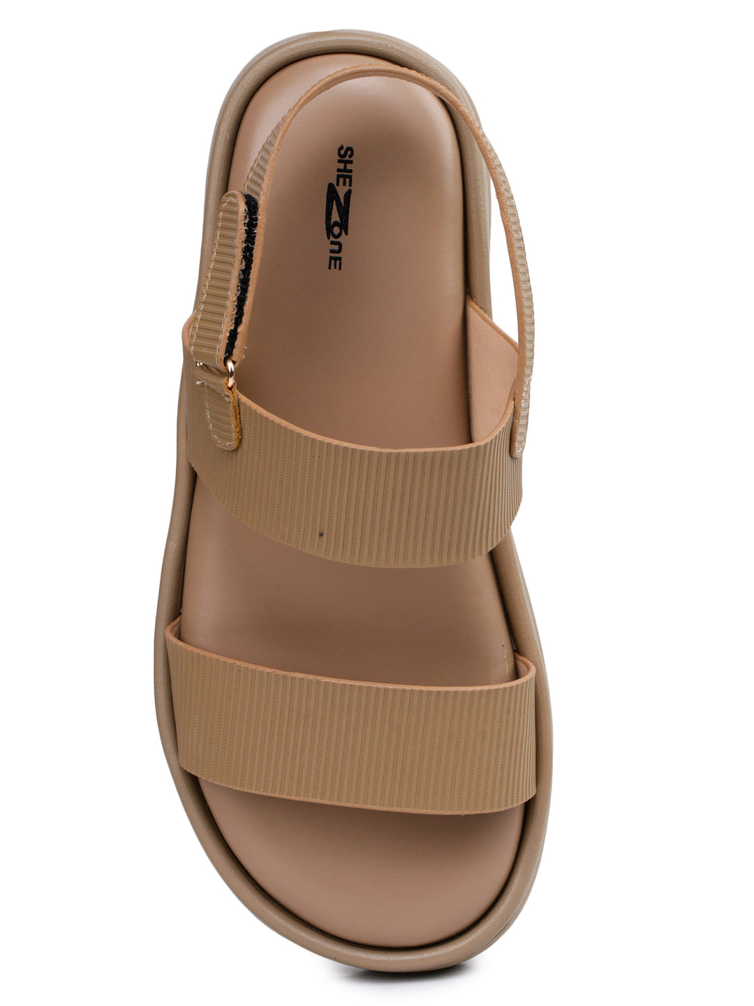 Shezone Beige Women Heels
