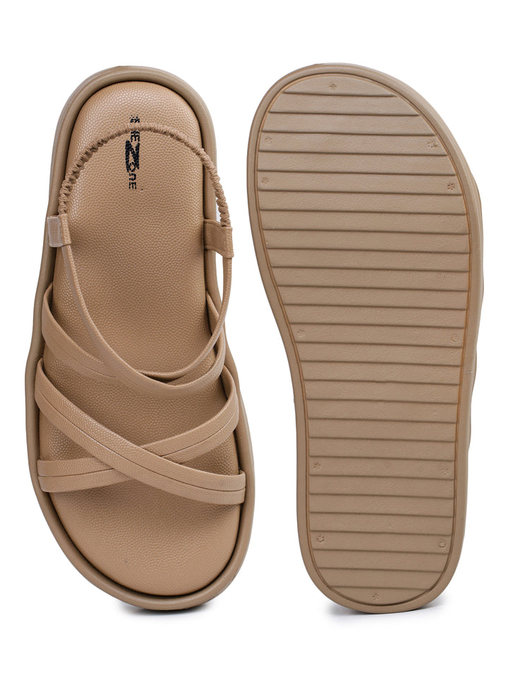 Shezone Beige Women Heels