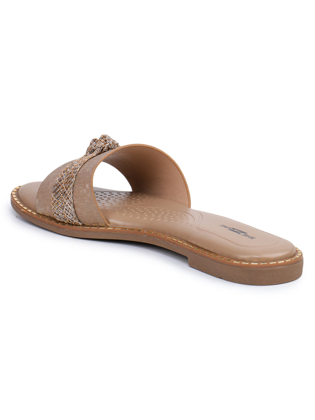 Shezone Beige Women Flats
