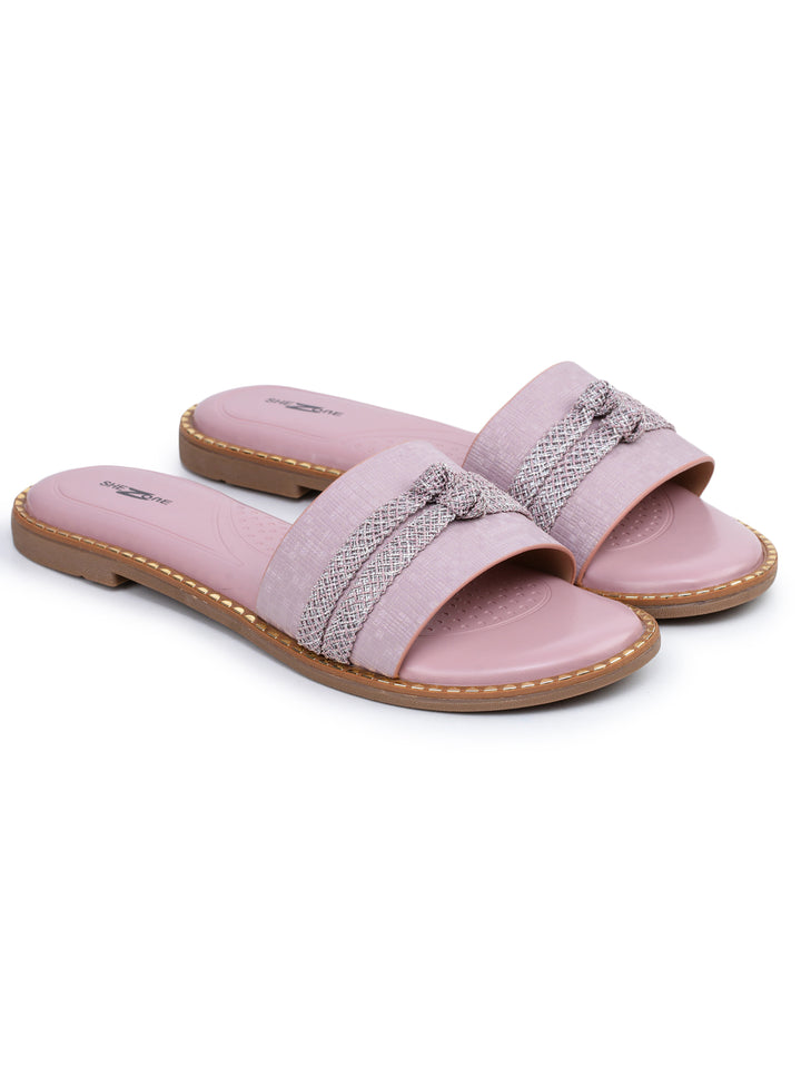 Shezone Lavender Women Flats