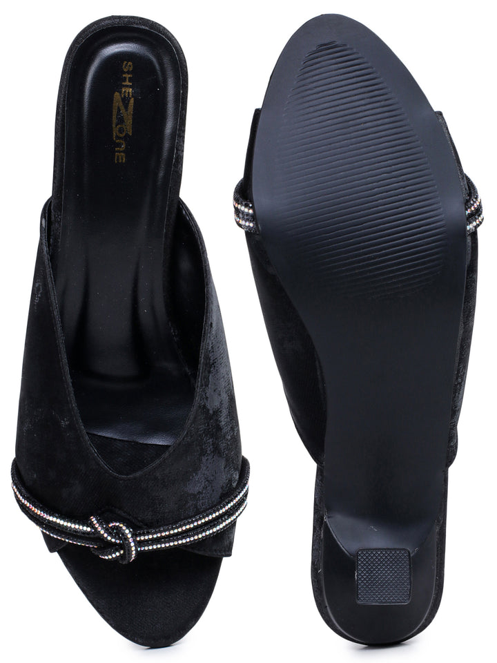 Shezone Black Women Heels