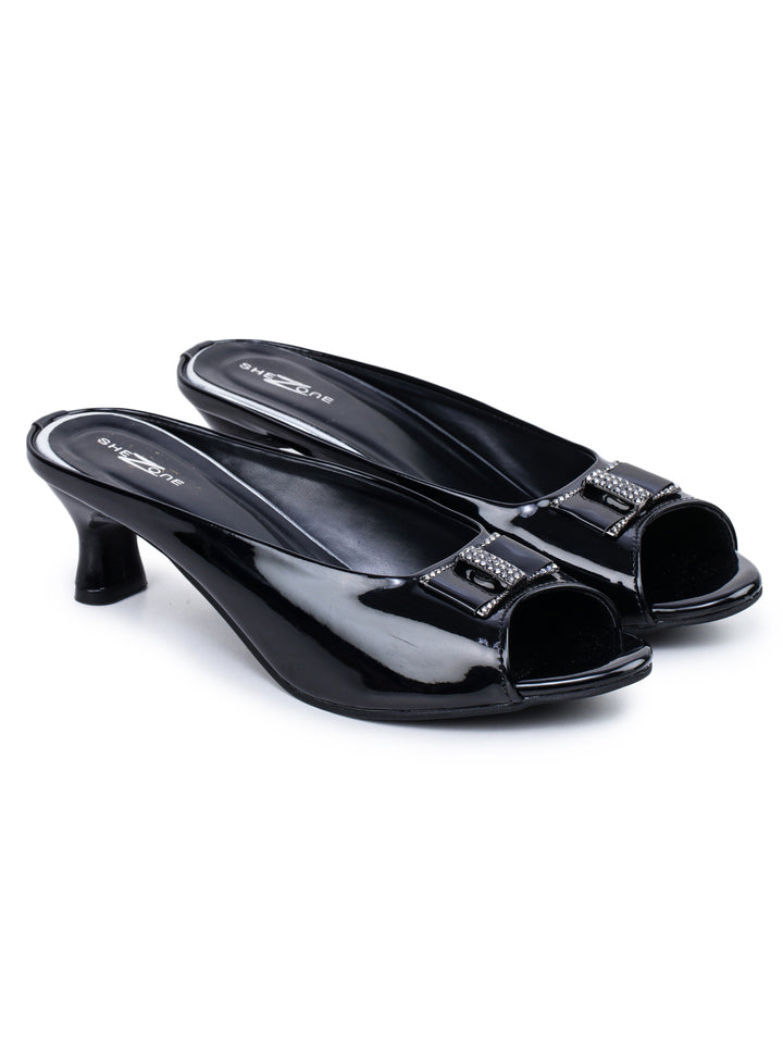 Shezone Black Women Heels