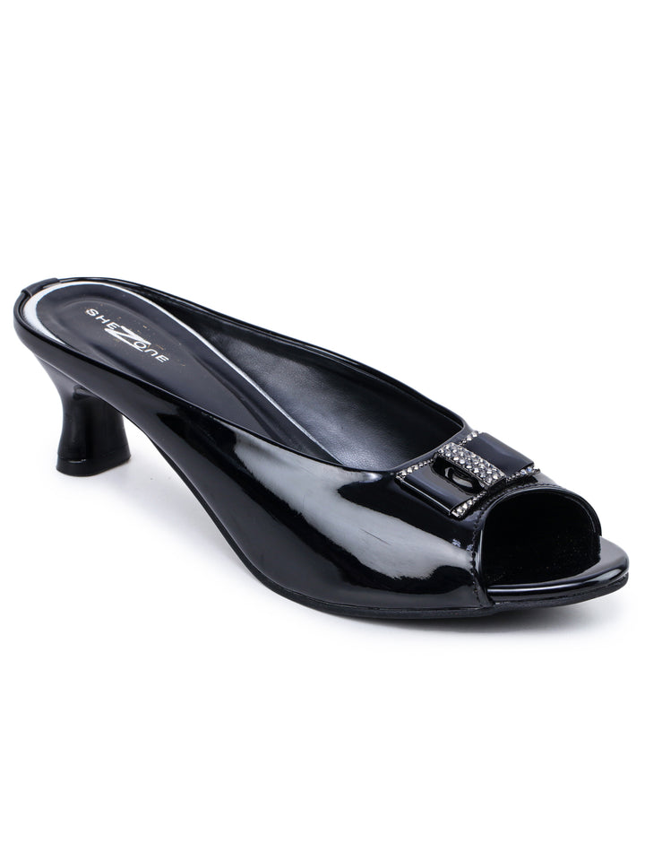 Shezone Black Women Heels