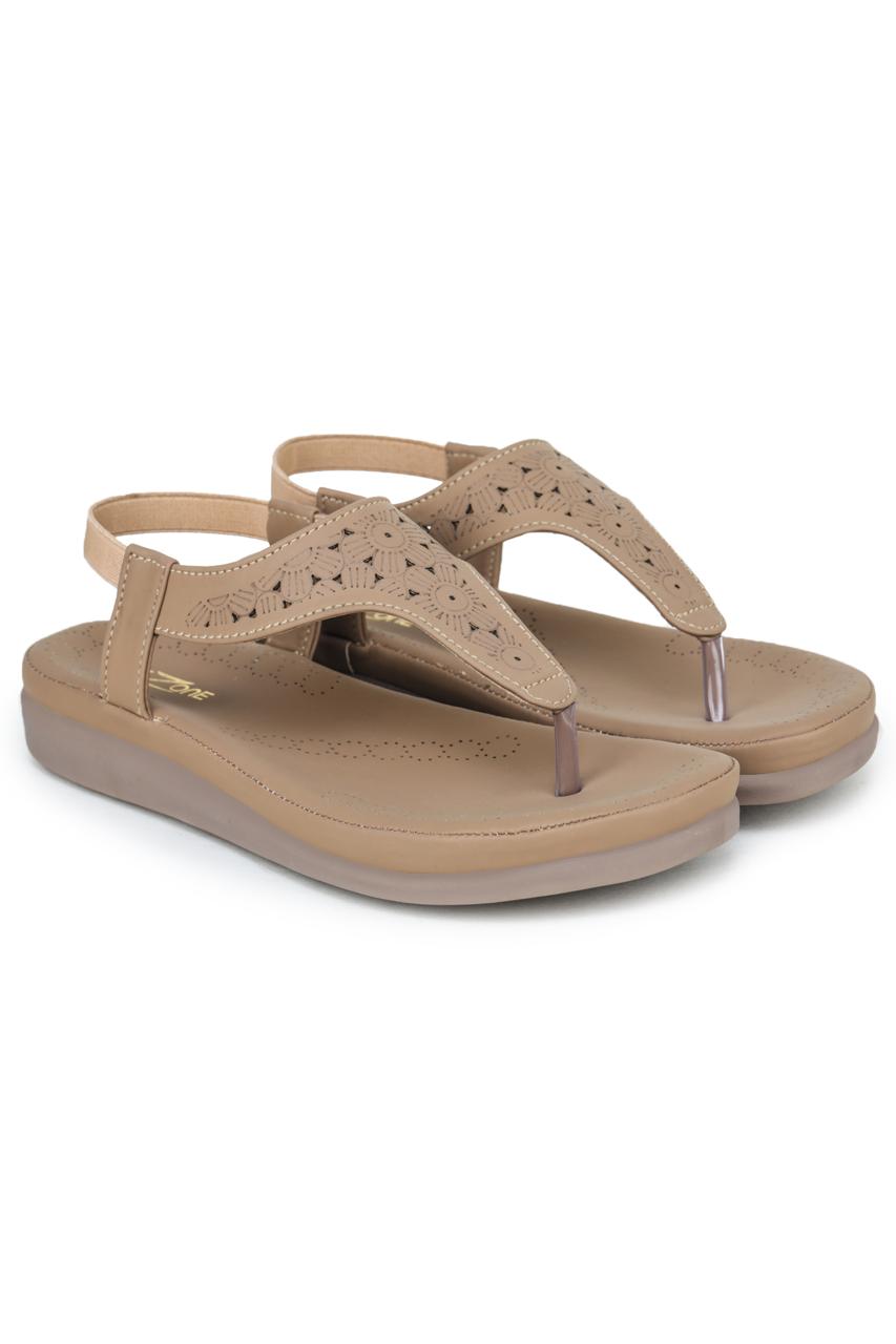 Shezone Beige Women Flats