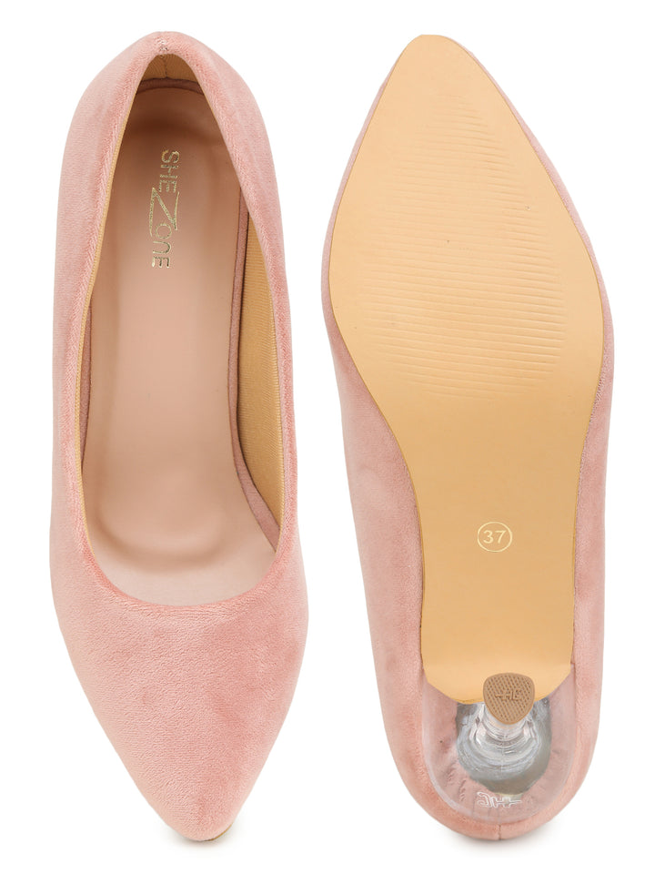 Shezone Peach Women Heels