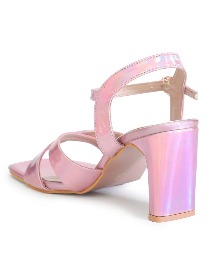 Shezone Pink Women Heels