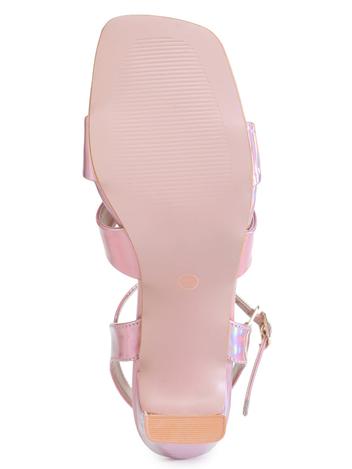 Shezone Pink Women Heels