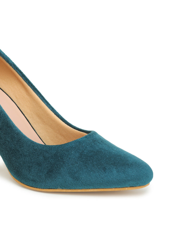Shezone BottleGreen Women Heels