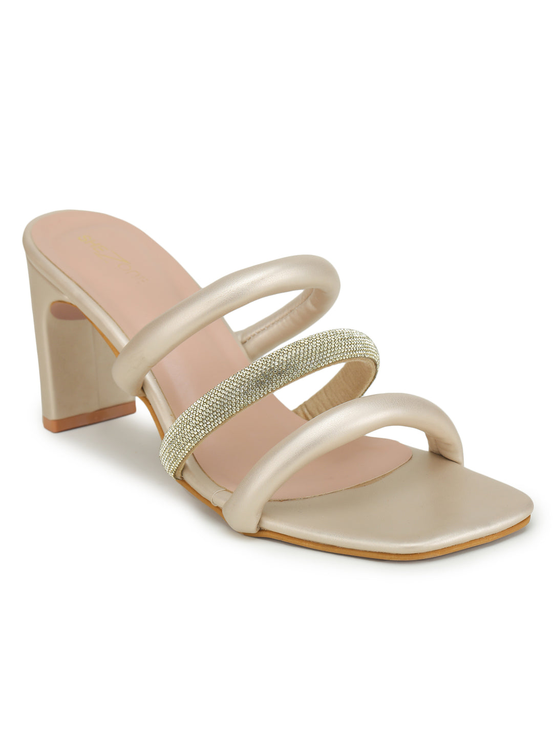 Shezone Gold Women Heels