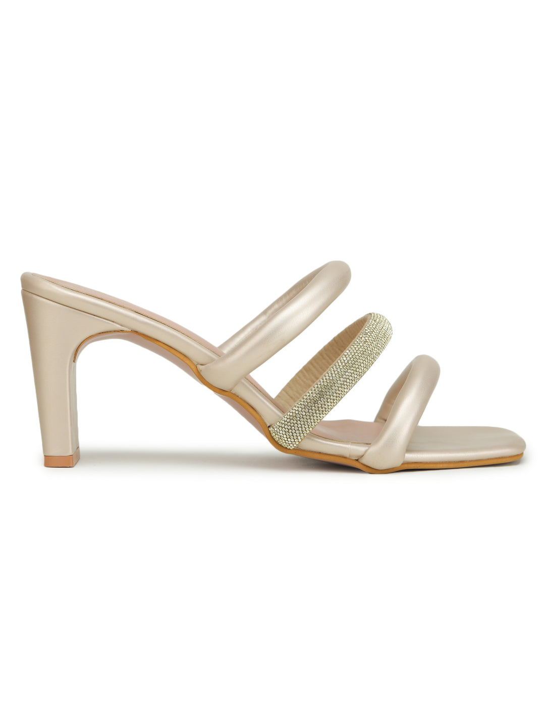 Shezone Gold Women Heels