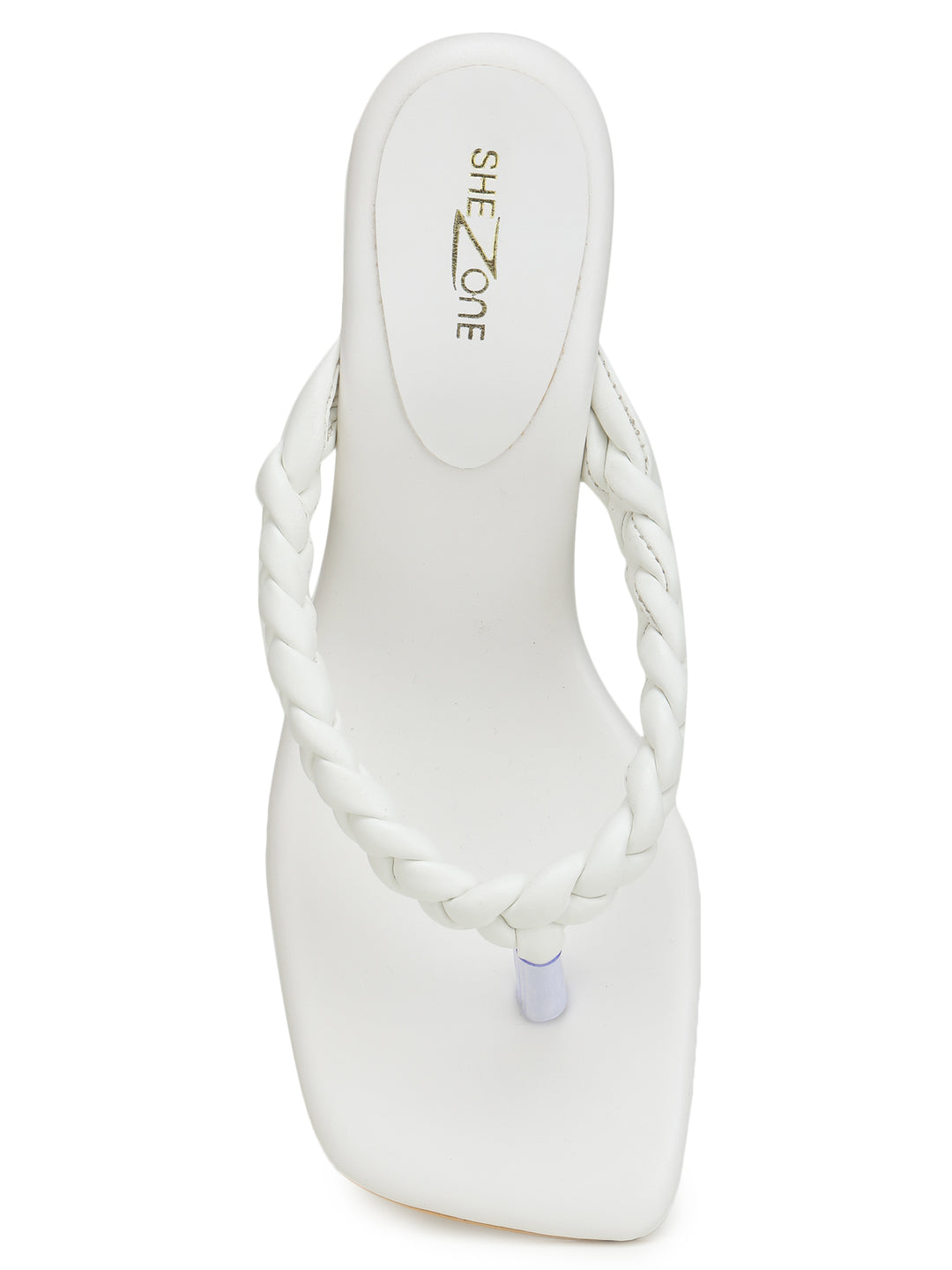 Shezone white Women Heels