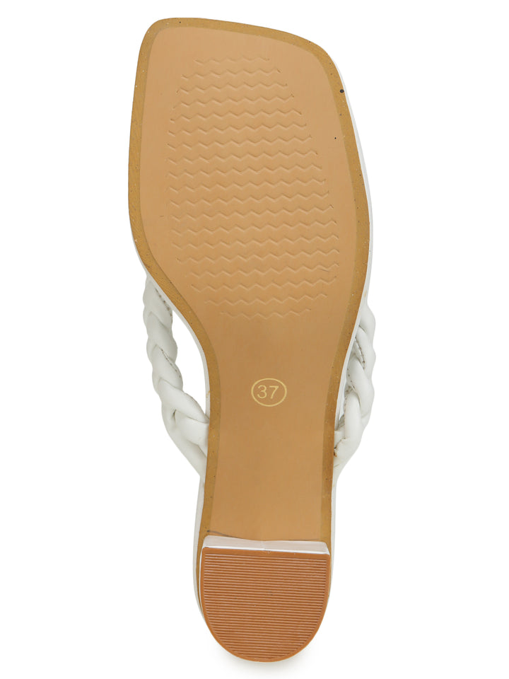 Shezone white Women Heels