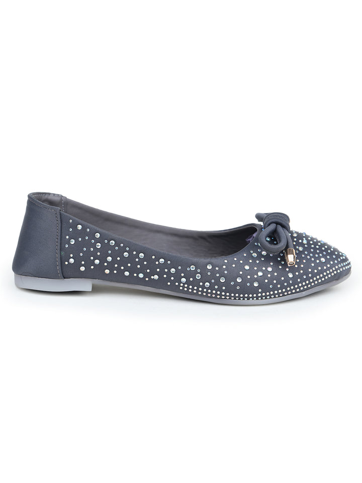 Shezone Grey Women Flats