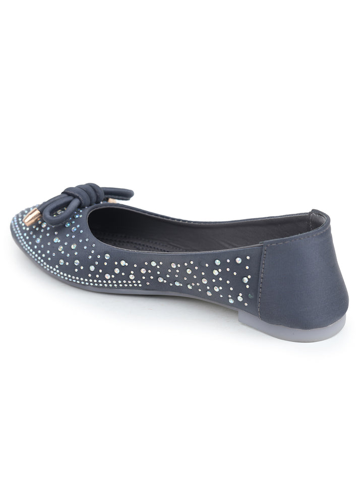 Shezone Grey Women Flats