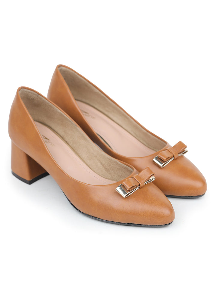 Shezone  Tan  Women Heels