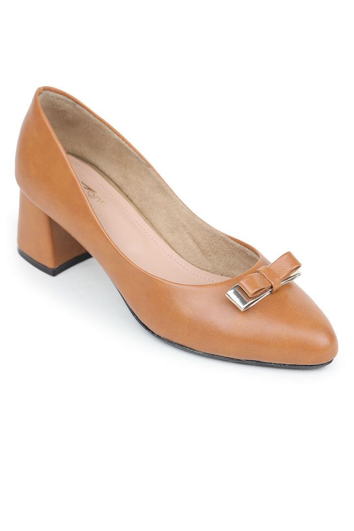Shezone  Tan  Women Heels