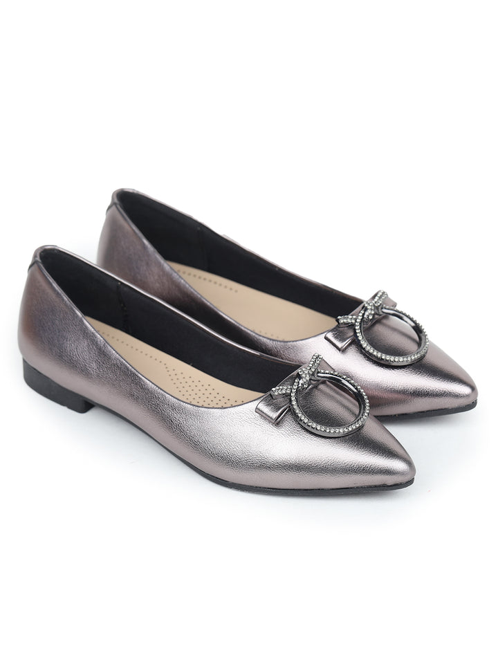Shezone Grey Women Flats