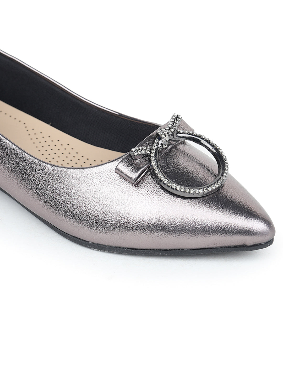 Shezone Grey Women Flats