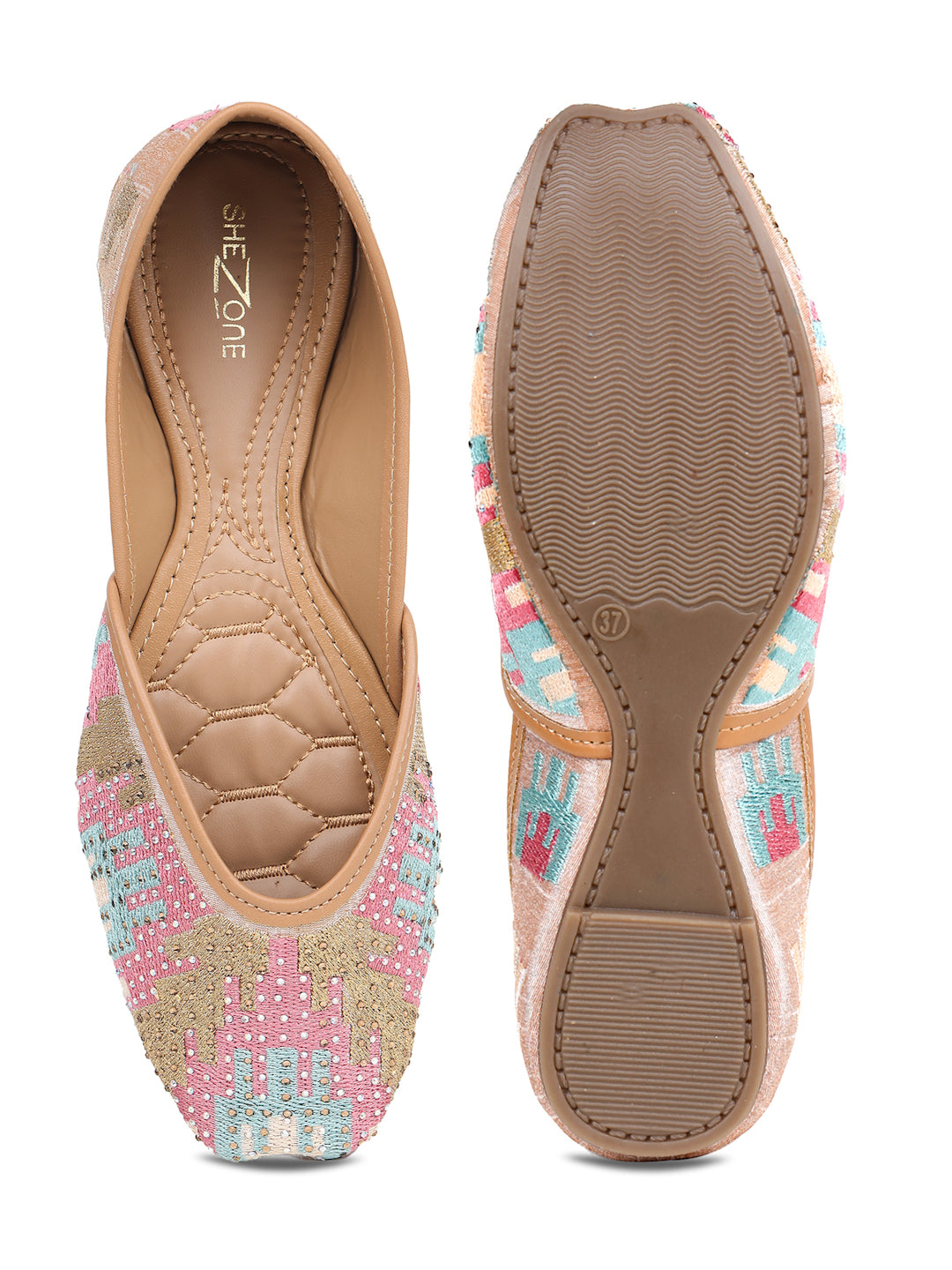 Shezone Peach Women Flats