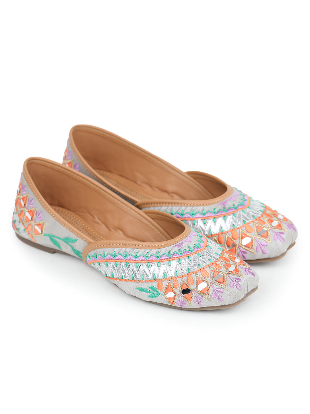 Shezone Grey Women Flats
