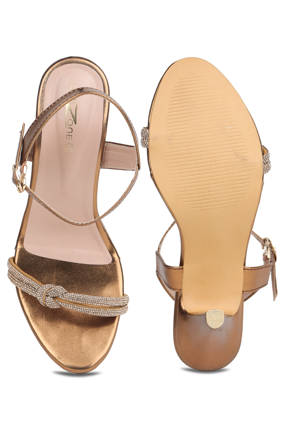 Shezone Copper Women Heels