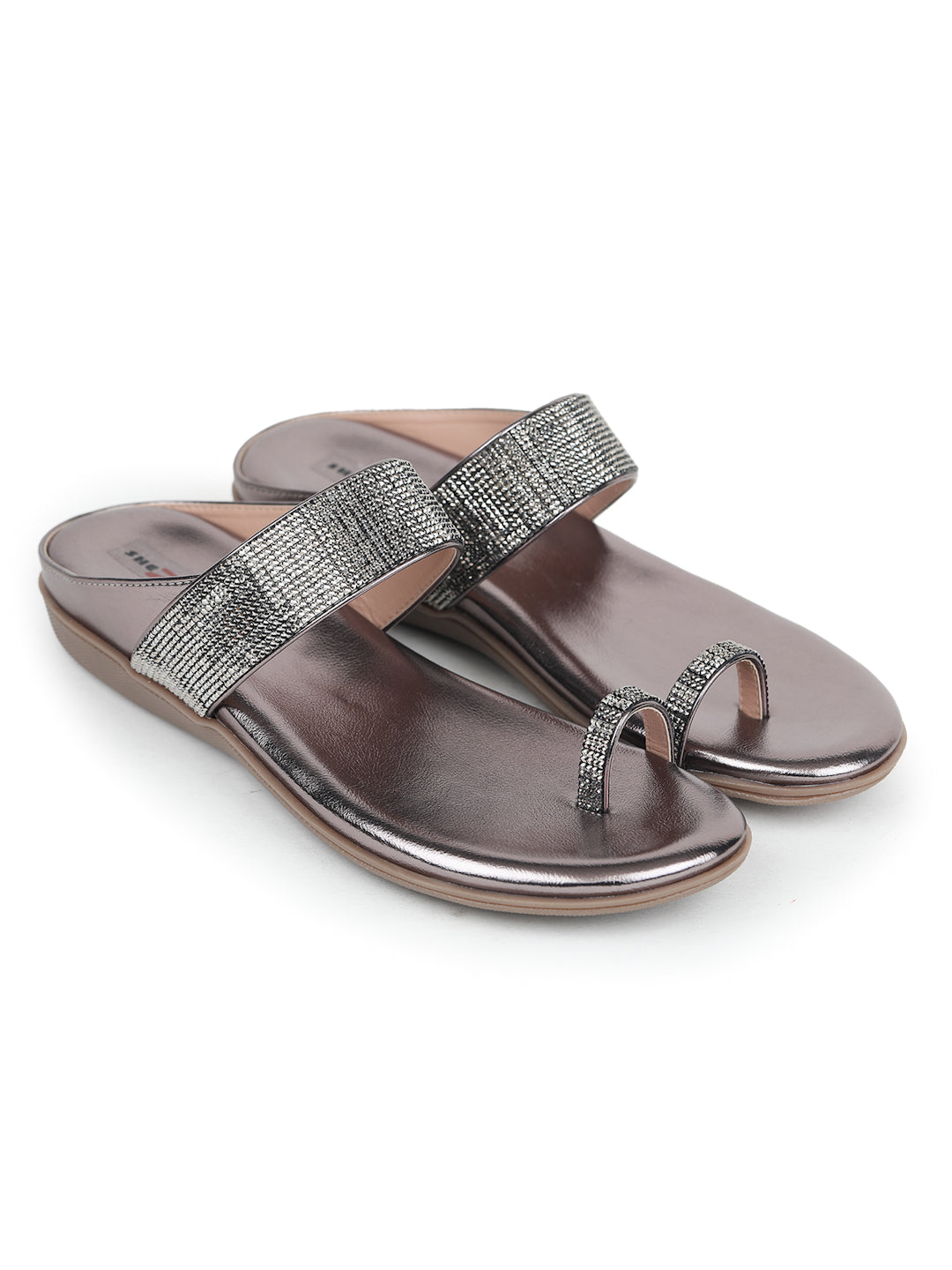 Shezone Grey Women Flats