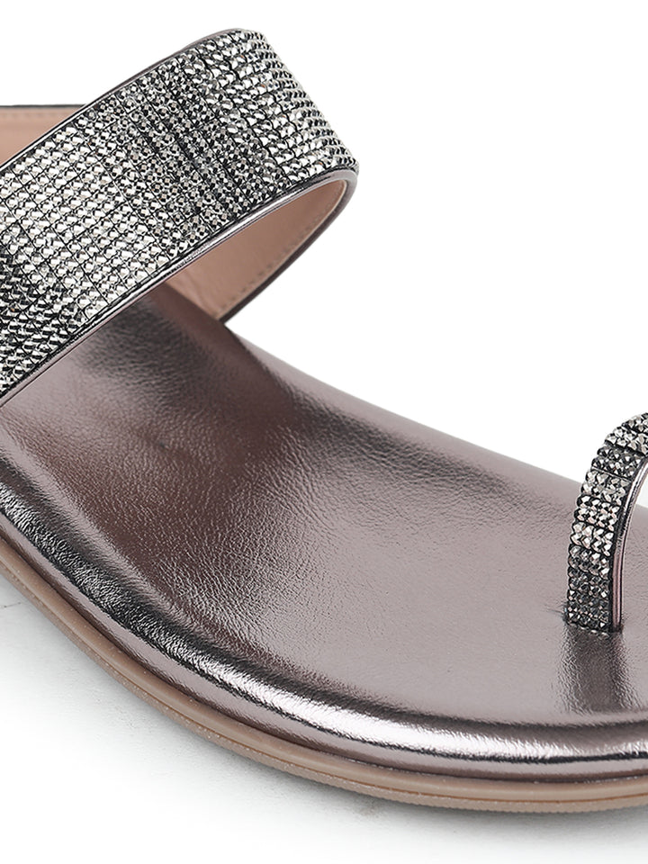 Shezone Grey Women Flats