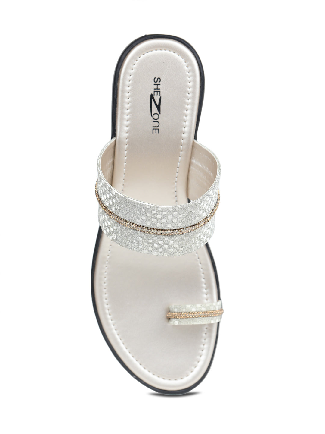Shezone Golden Women Heels