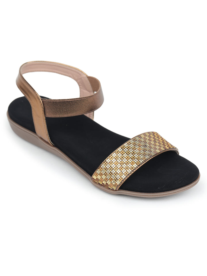 Shezone Copper Women Flats