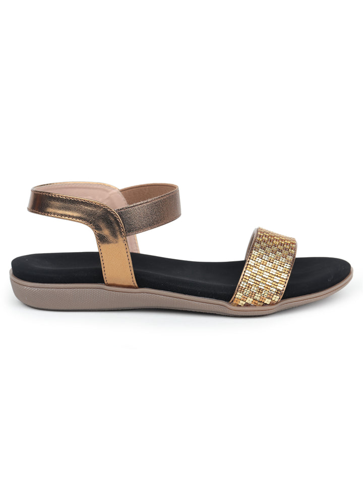 Shezone Copper Women Flats