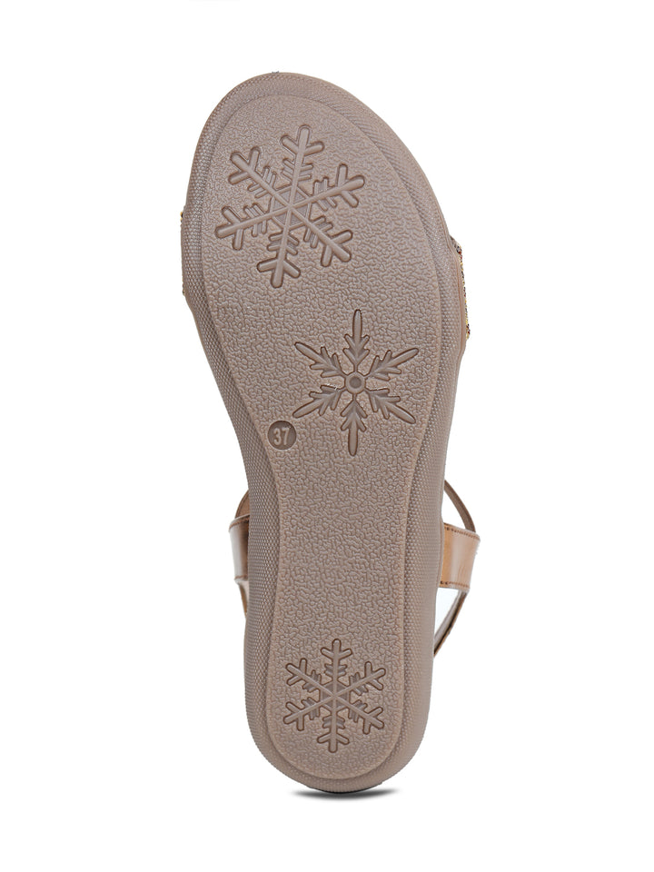 Shezone Copper Women Flats