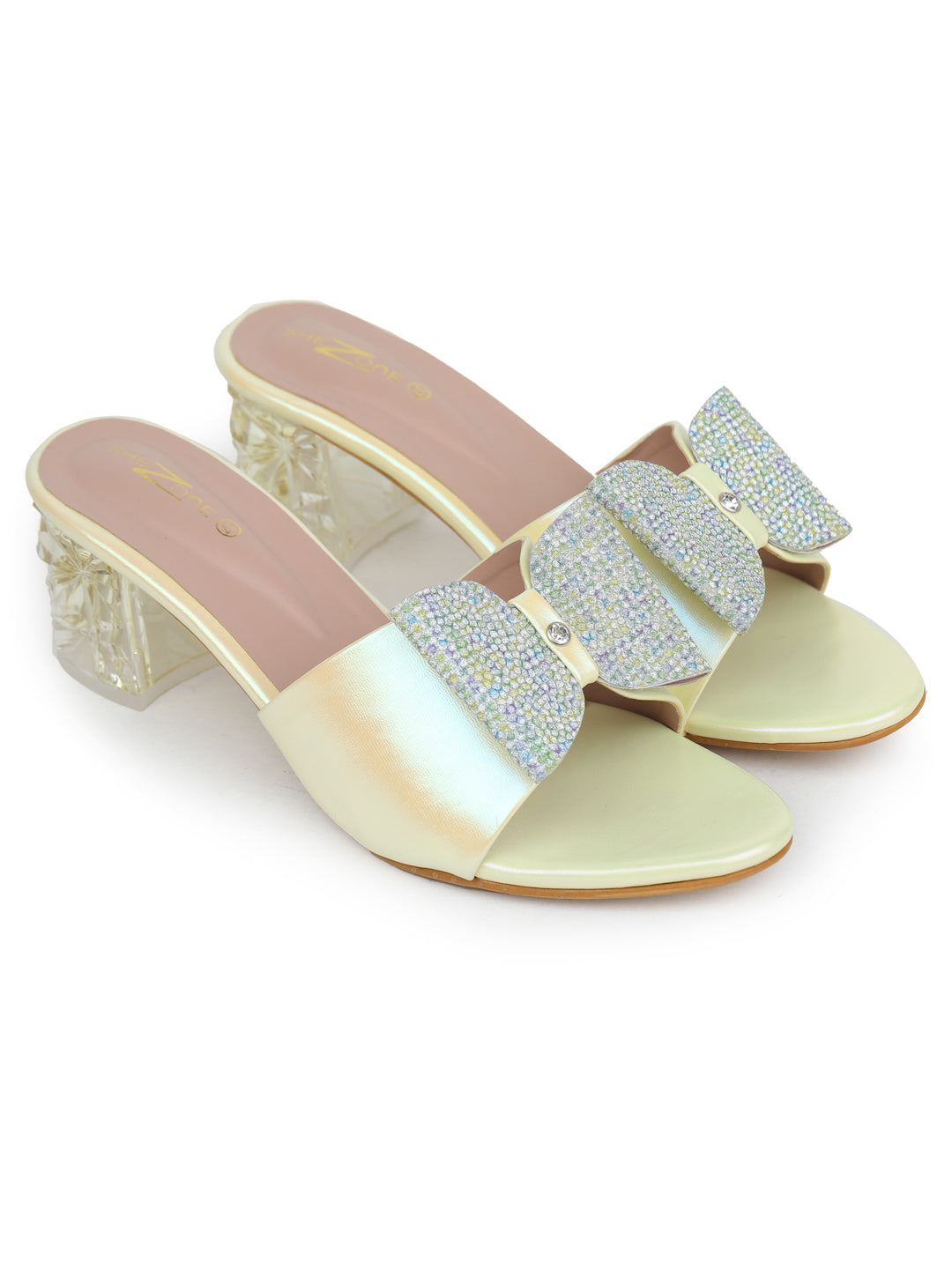 Shezone Yellow Women Heels