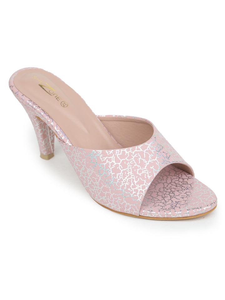 Shezone Pink Women Heels