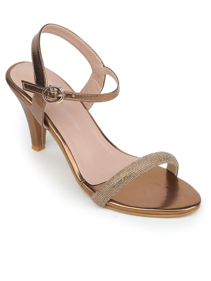 Shezone Copper Women Heels