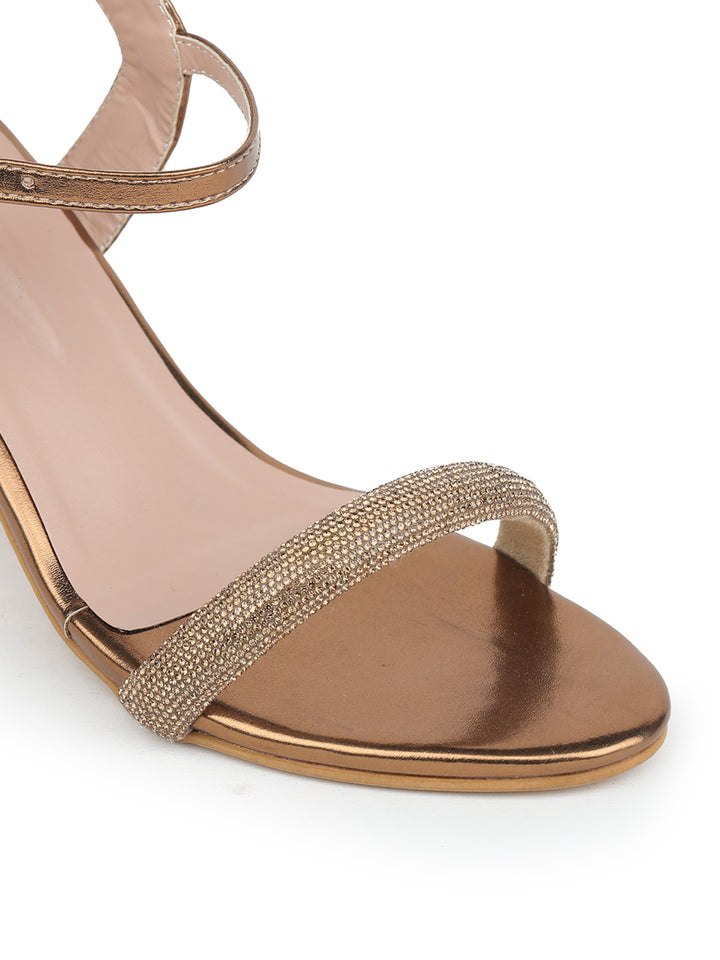 Shezone Copper Women Heels
