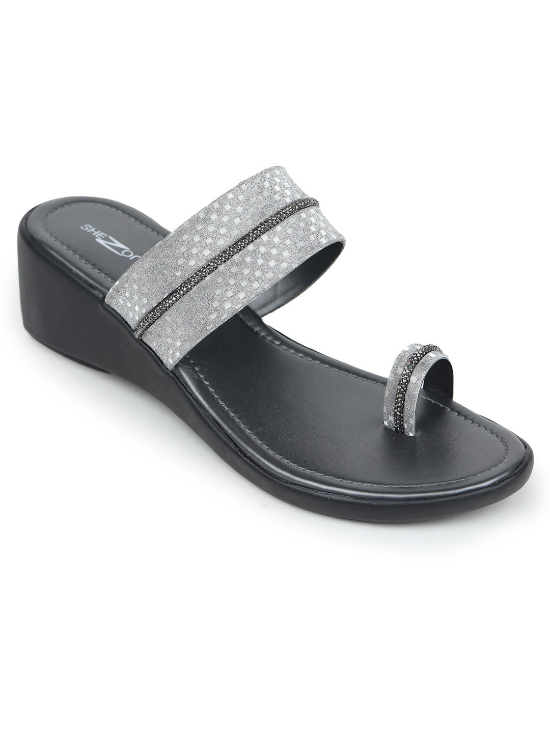 Shezone Grey Women Heels